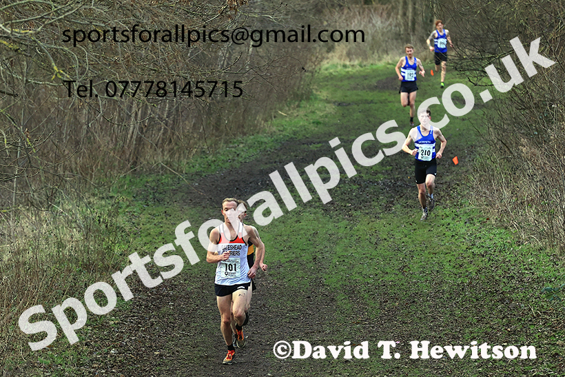 Senior mens 2024 NECAA Cross Country Champs., Temple Park, South Shields. Photo: David T. Hewitson/Sports for All Pics